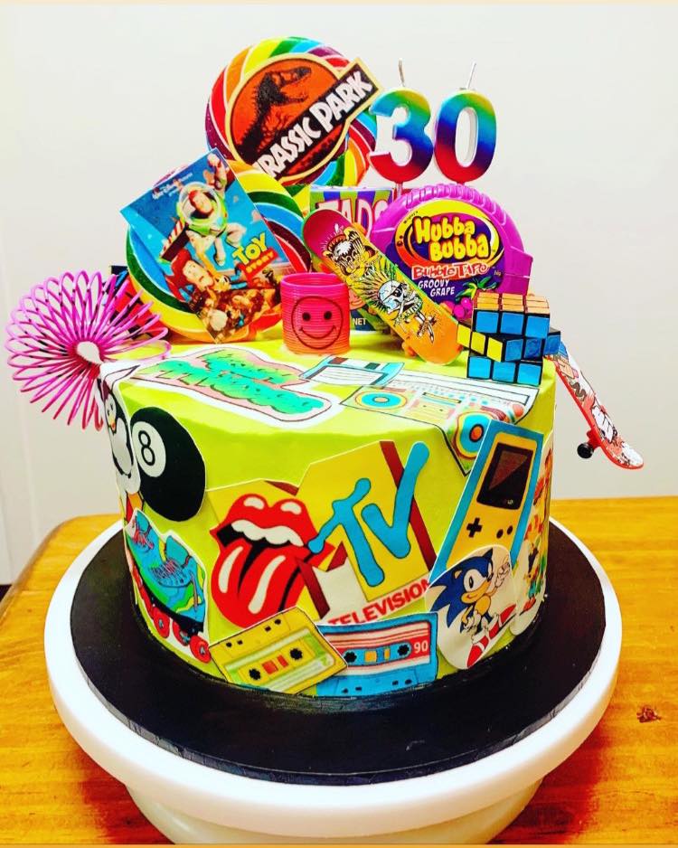 Decade-Inspired Theme Cakes