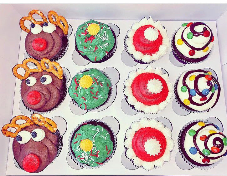 Christmas Cupcakes - Themed