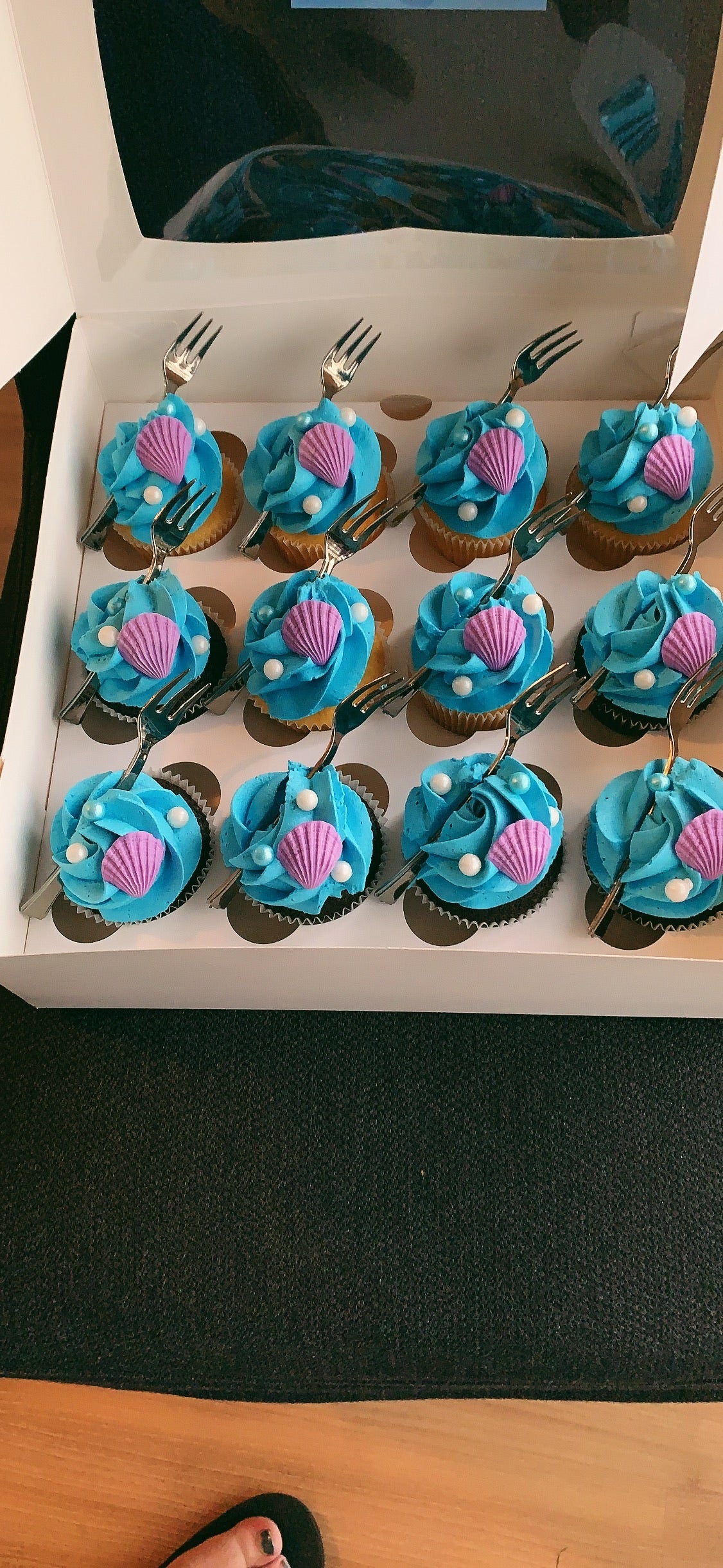 Little Mermaid Themed Cupcakes