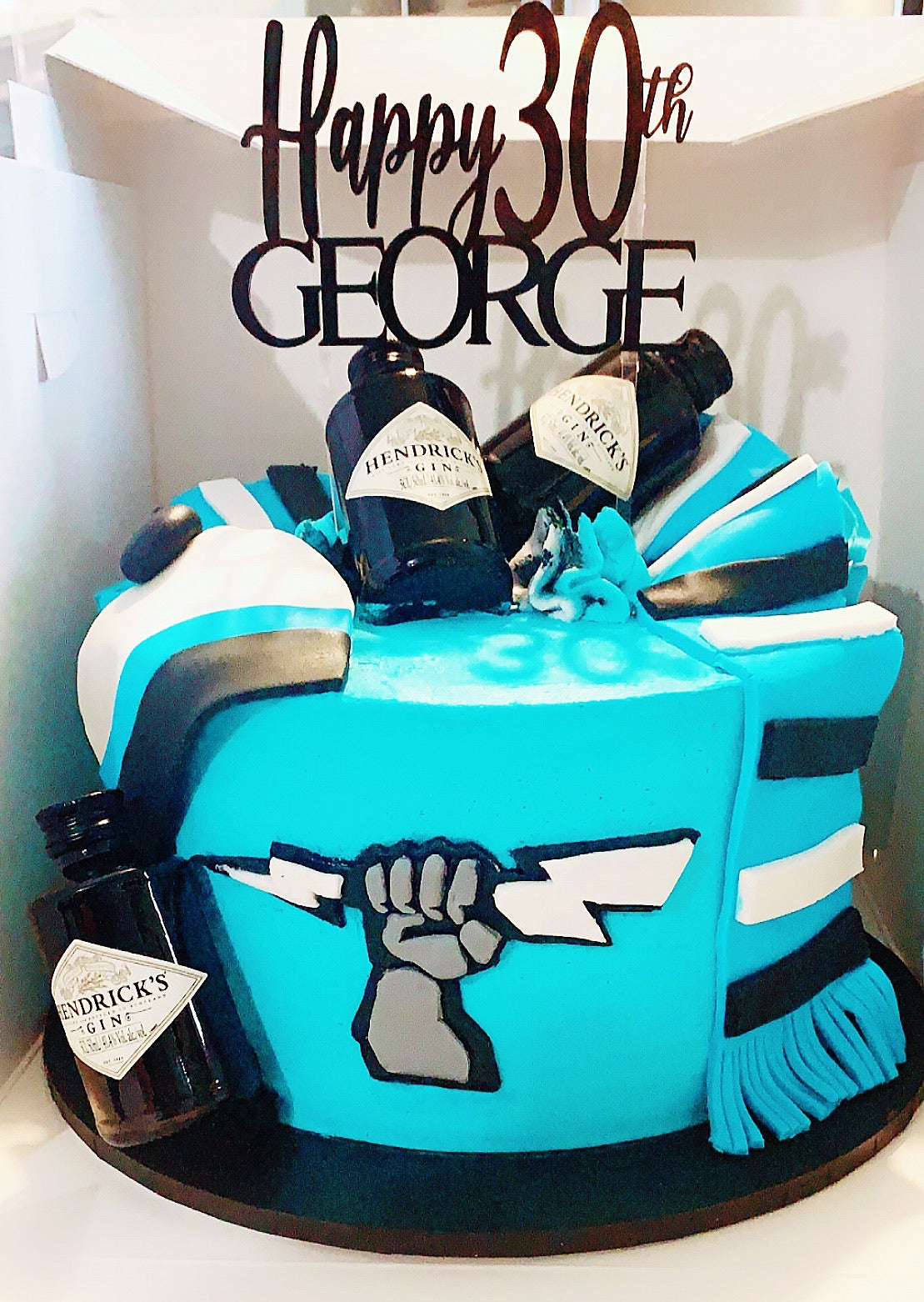 Broncos Rugby League kids Birthday Cake in Sydney, uniquely designed by  EliteCakeDesigns